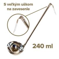 Naberačka kuchynská nerez 240 ml / 10,2 cm dĺžka 37 cm