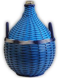 Opletený demižón 20 l, mix farieb
