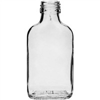 Fľaša na alkohol, sklenená, 100ml, uzáver na závit, balenie 10ks