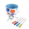 Fondue keram./chrom CIRCLE 6d