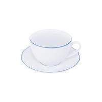 Hrnček porcelánový + podšálka BLUE LINE 0,28 l