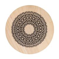 Podložka pod hrniec drevo MANDALA priemer 20 cm