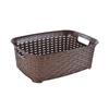 Košík UH RATAN obdĺžnik BROWN GRID