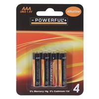 Batérie alkalické 4x AAA 1,5V