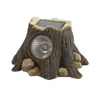 Solárna lampa - peň