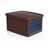 Multifunkčný ratanový box 15L hnedý